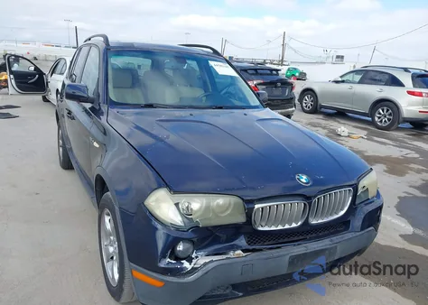 2007 BMW X3 3.0Si from USA, damaged, VIN WBXPC93427WF03325
